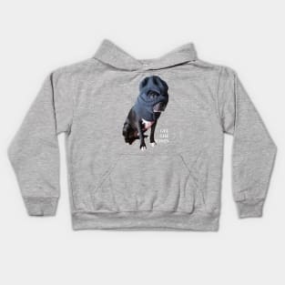 Get The Bones- Dog in Ski Mask Kids Hoodie